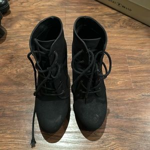 Mossimo Black suede ankle boot